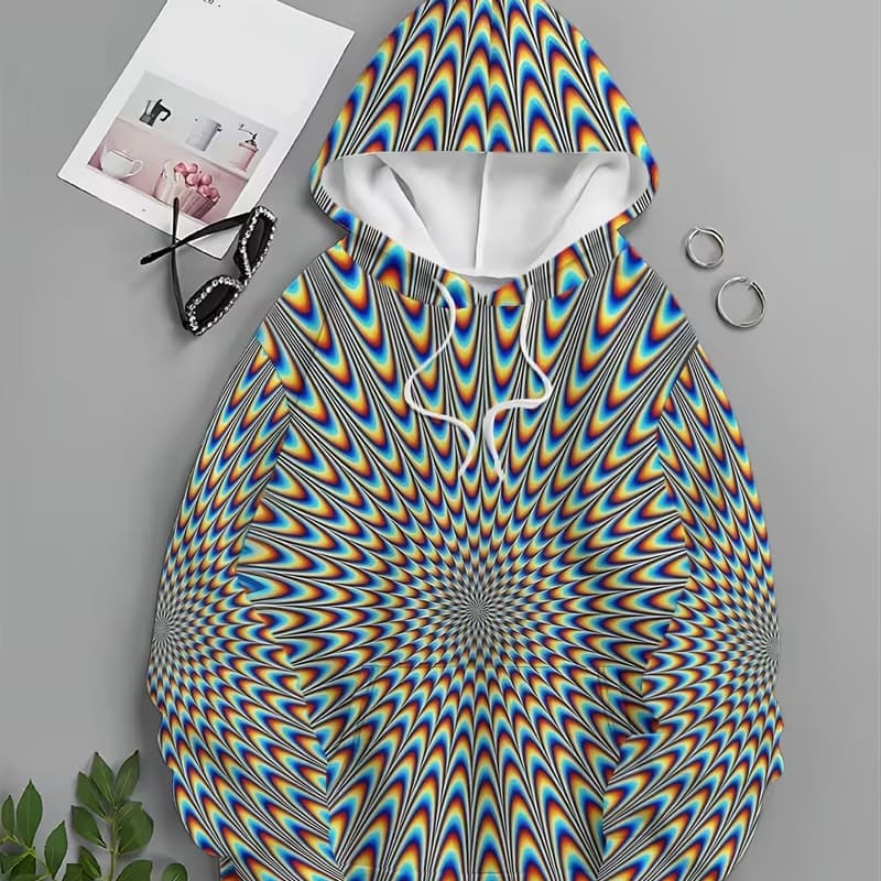 Dizzy Art Men's Psychedelic Hoodie