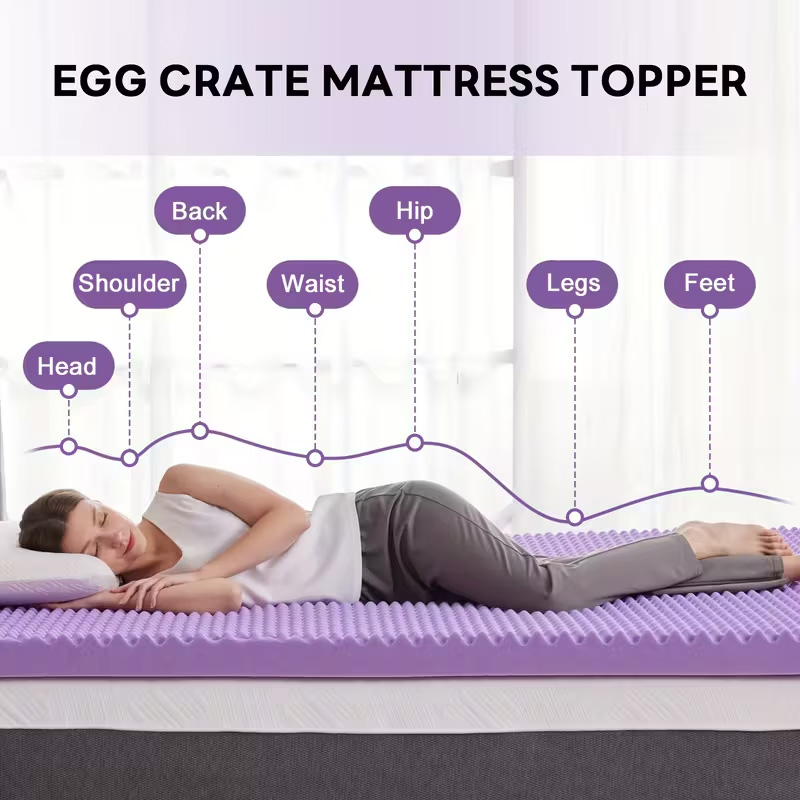 Memory foam mattress protector