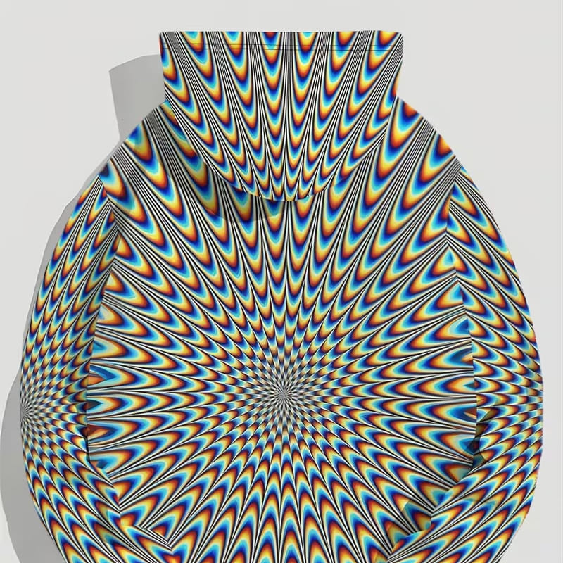 Dizzy Art Men's Psychedelic Hoodie