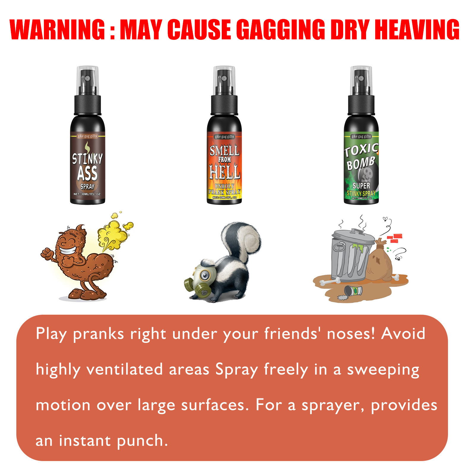 Jue-Fish Stink Spray (Self-defense spray)