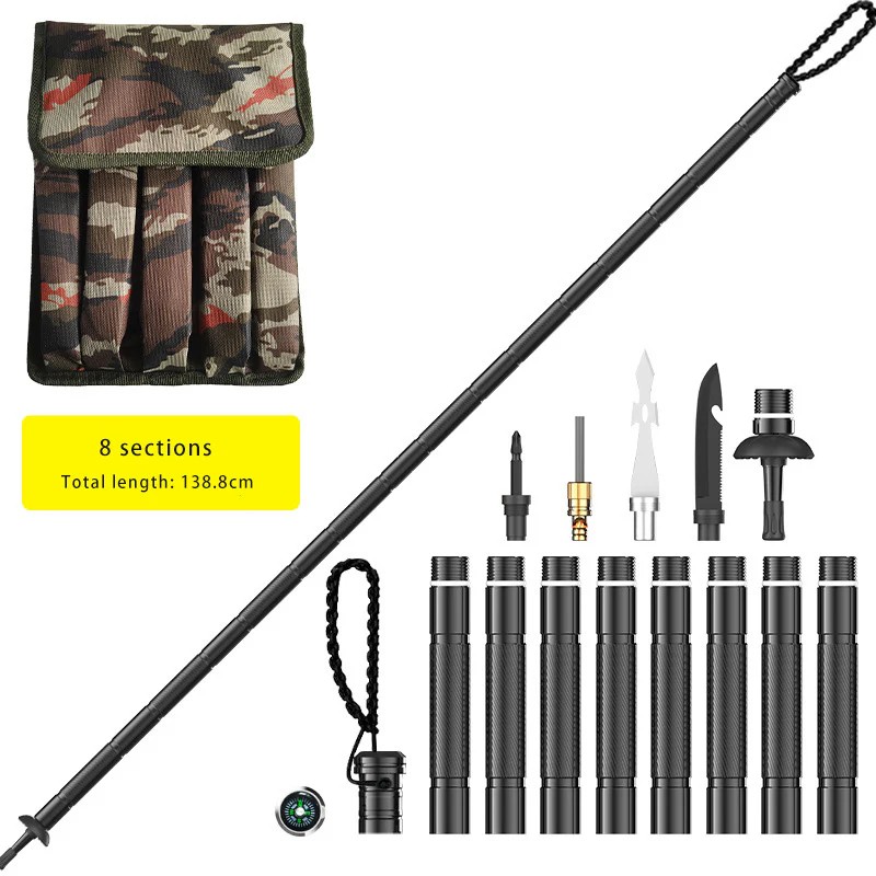 Multi-functional outdoor trekking poles