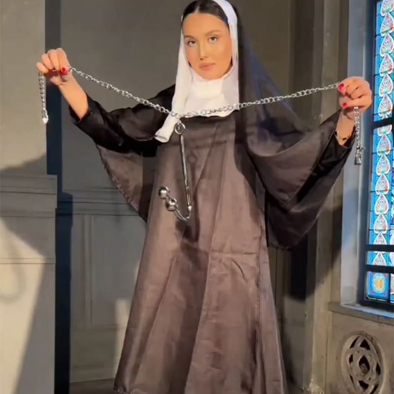 Black robe costume set