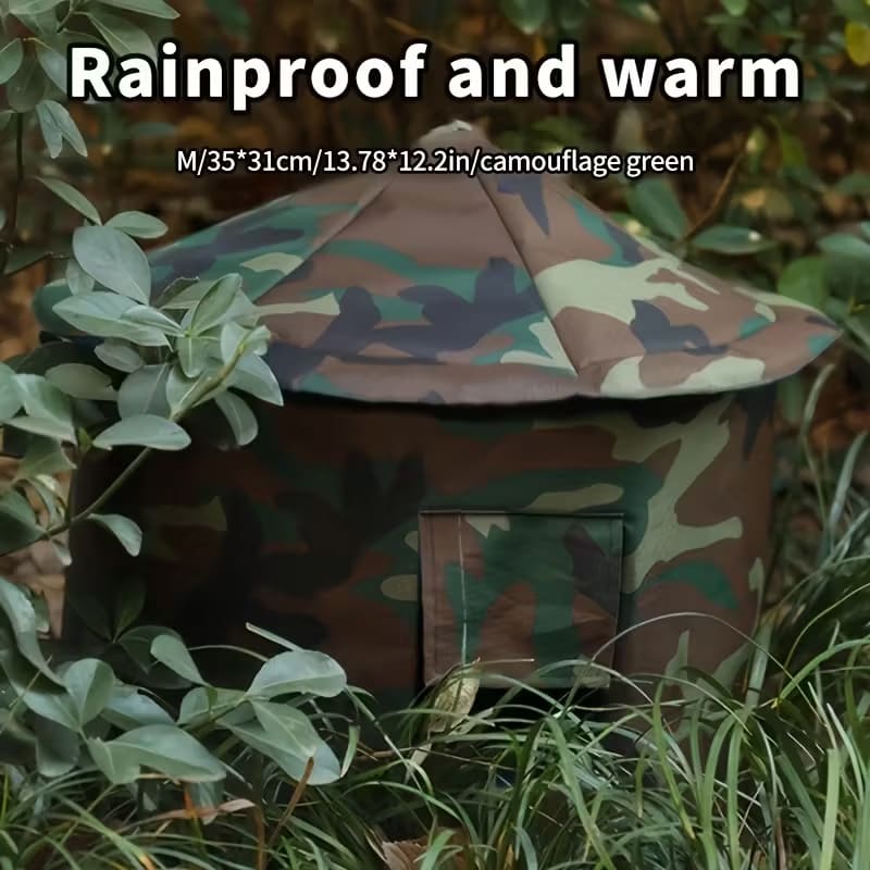 Pet outdoor warm bed