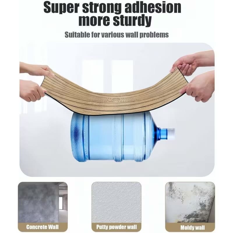 3D wood grain wall panels