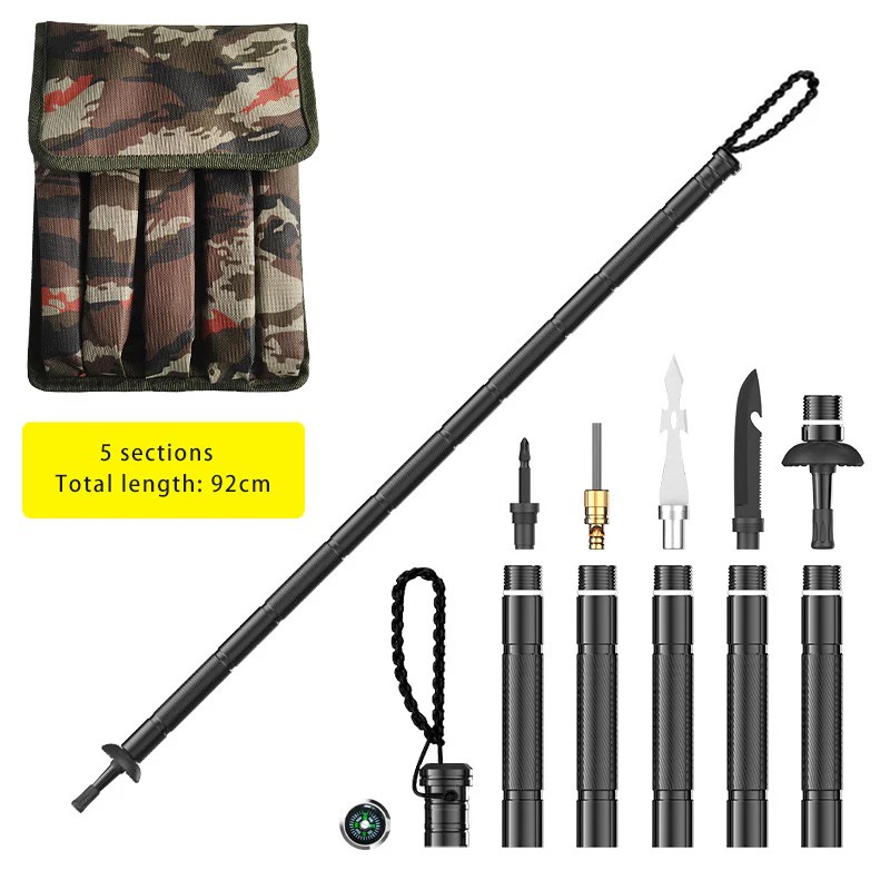 Multi-functional outdoor trekking poles