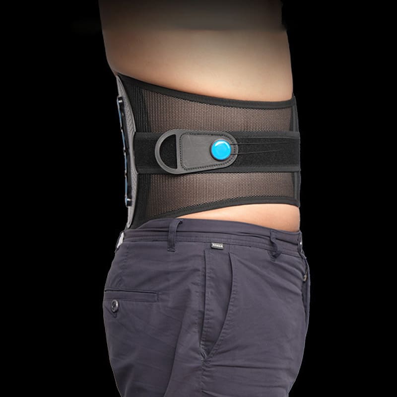 Pull cord waist support belt