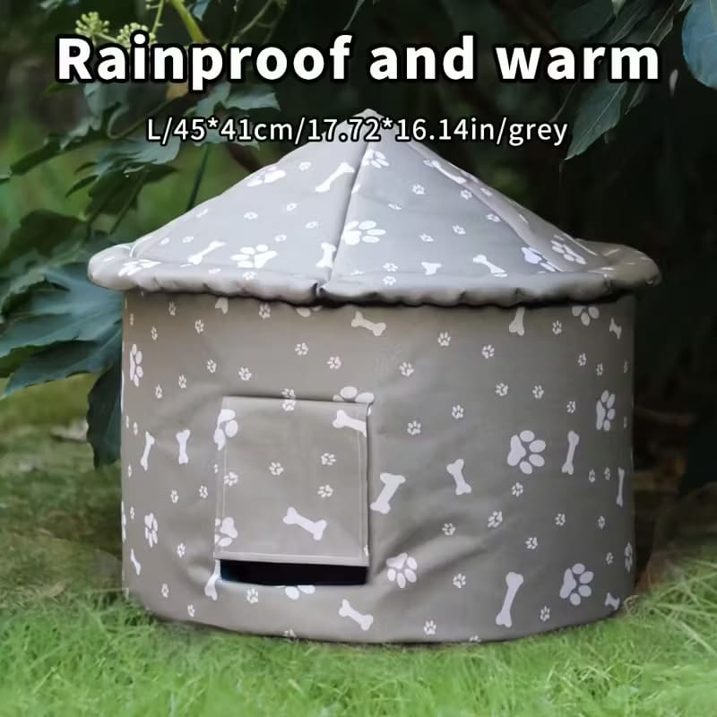 Pet outdoor warm bed