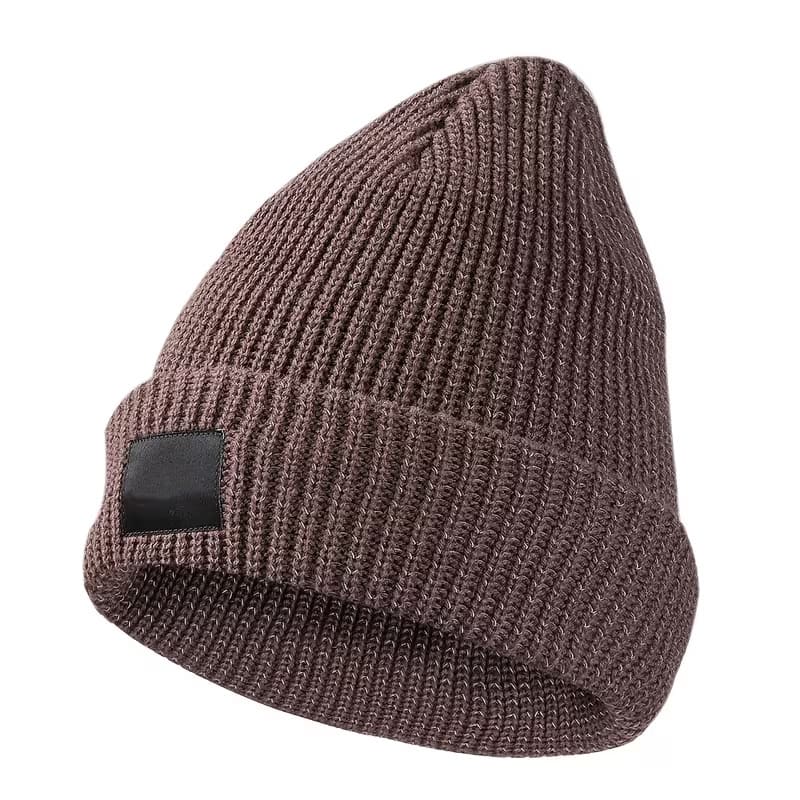 Cool reflective knit hat