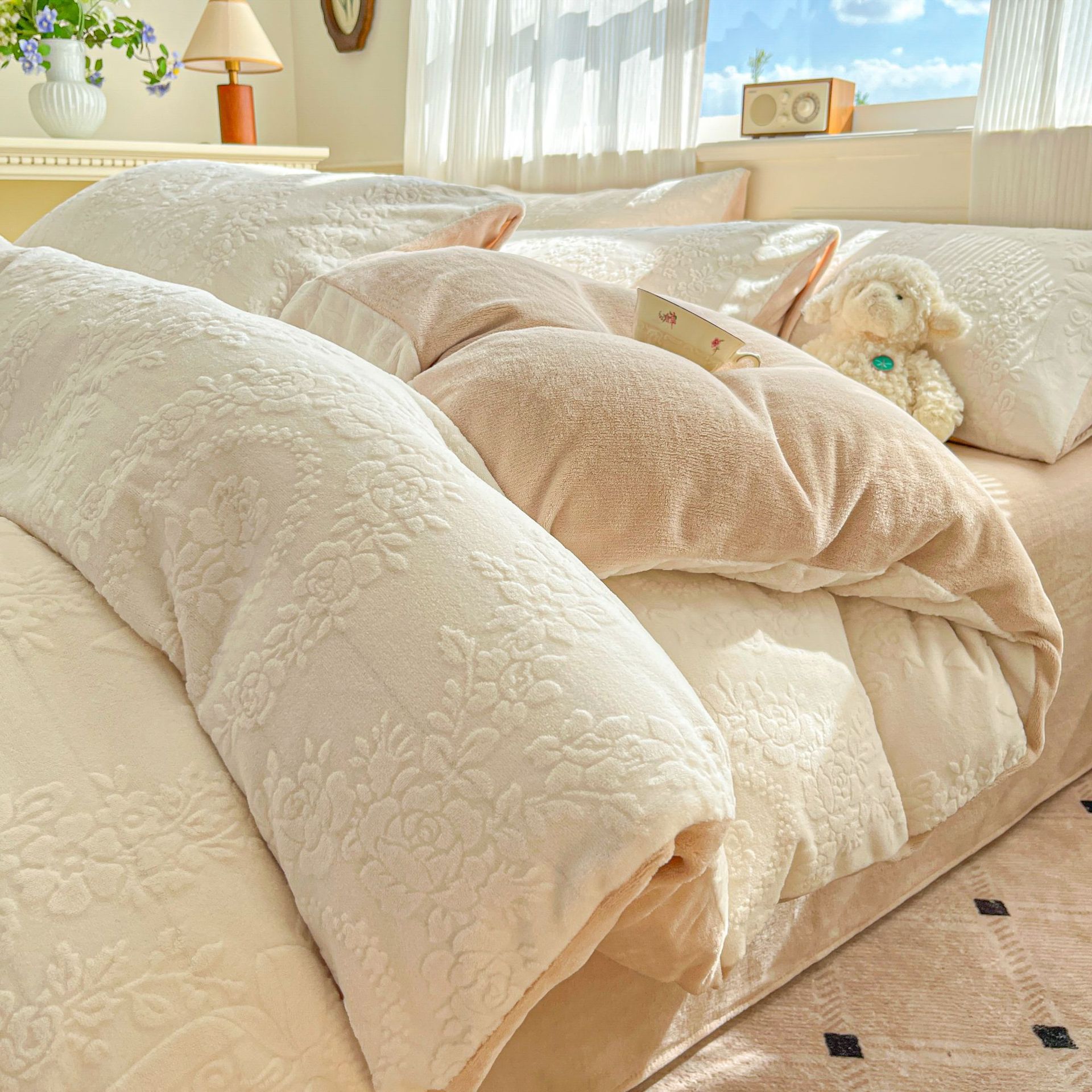 Milk velvet - Winter bedding set (4 pieces)