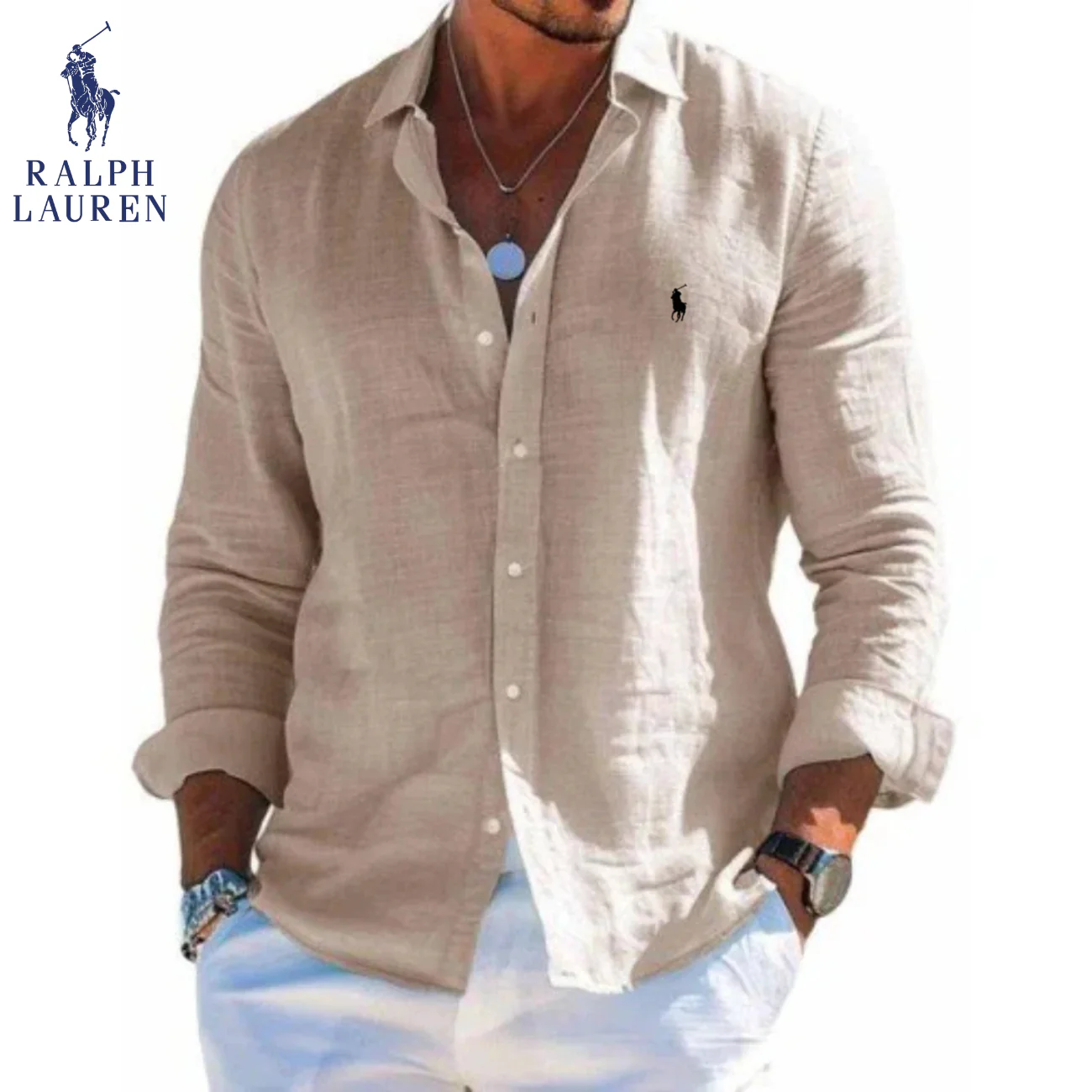 Relaxed Linen Button Shirt | Clearance Sale