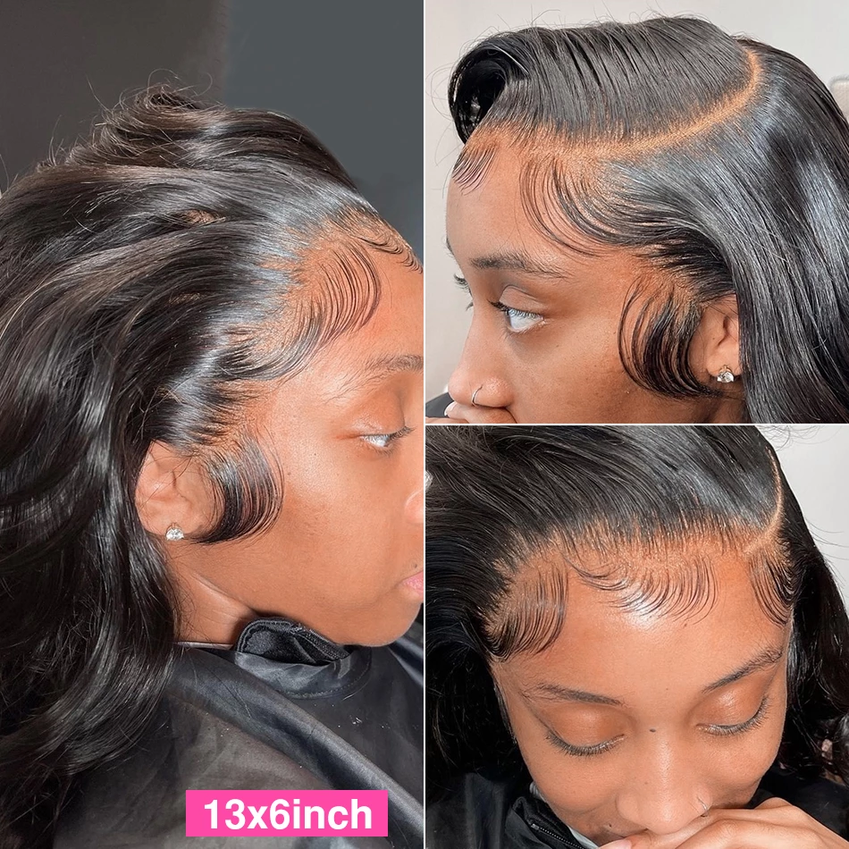 Body Wave 13x4 13x6 Full Frontal HD Lace Wigs Pre-bleached Knots Glueless Wig | Real HD Wig