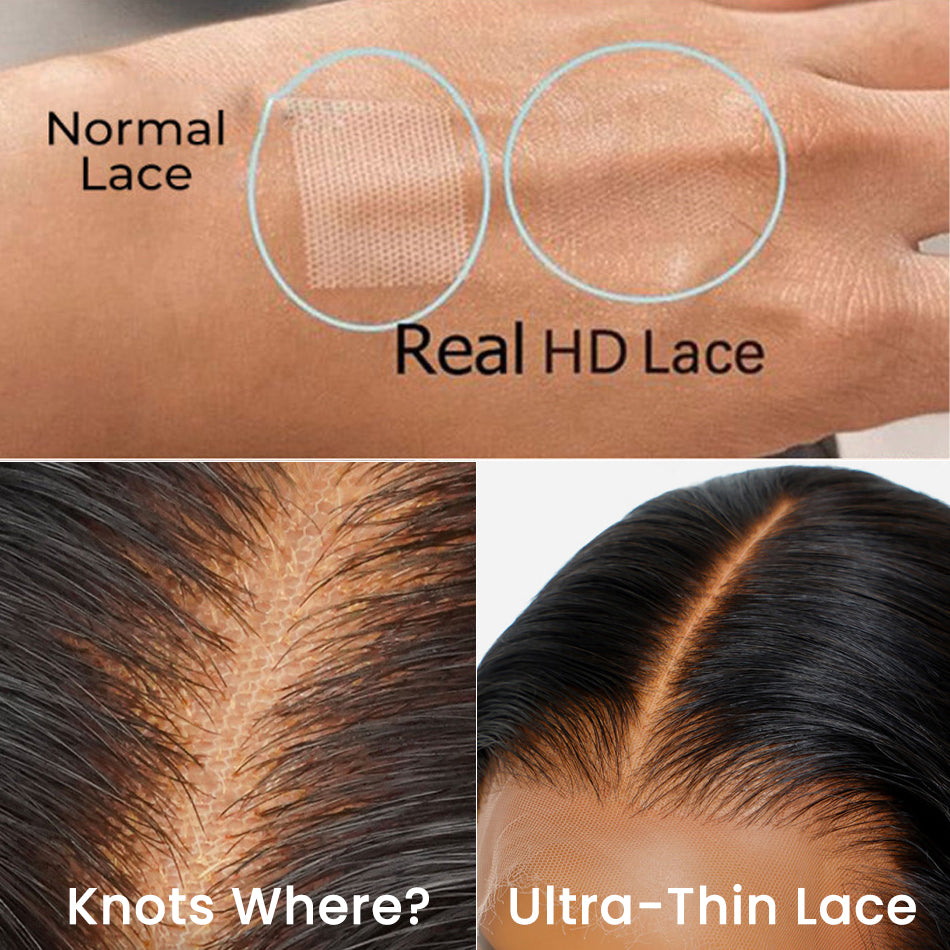 Glueless Body Wave 13x4 13x6 HD Lace Wig Pre Cut 6x5 HD Lace Wear & Go Wig Easy Install