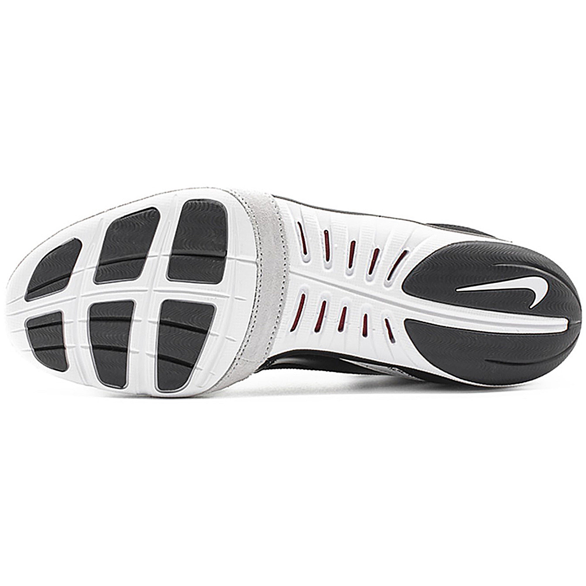 Nike Freek Wrestling Shoes in Black and White from the bottom