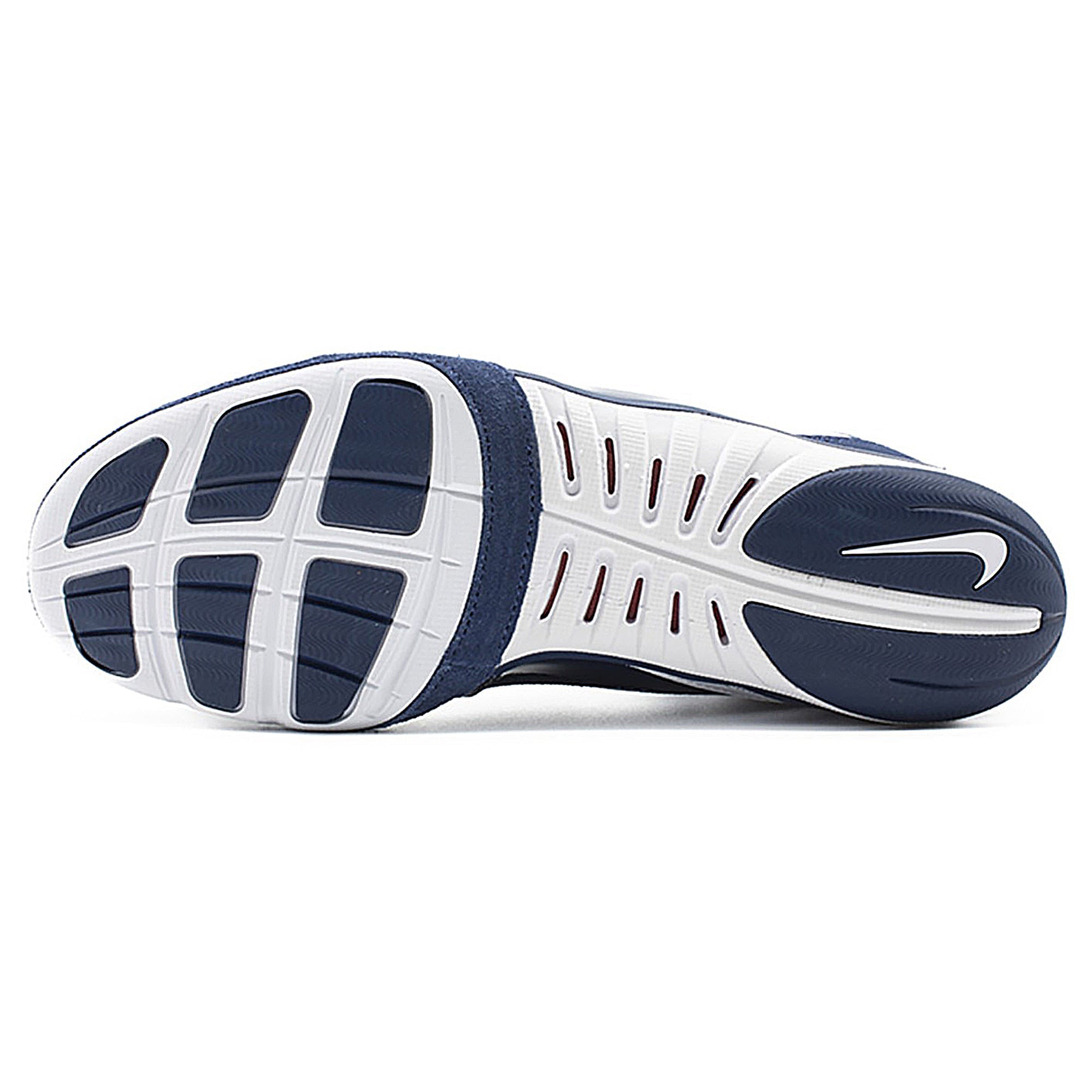 Nike Freek Wrestling Shoes in Navy Blue and White from the bottom