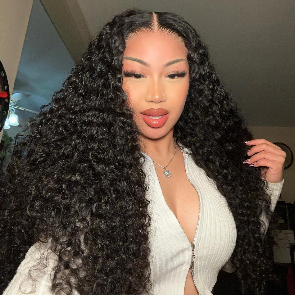 Pull & Go Drawstring Glueless Wig Deep Wave 6x5 13x6 Pre-everything HD lace Wig