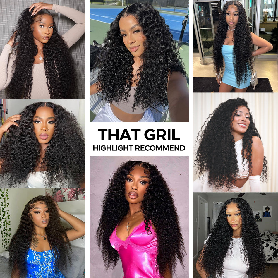 Pull & Go Drawstring Glueless Wig Deep Wave 6x5 13x6 Pre-everything HD lace Wig