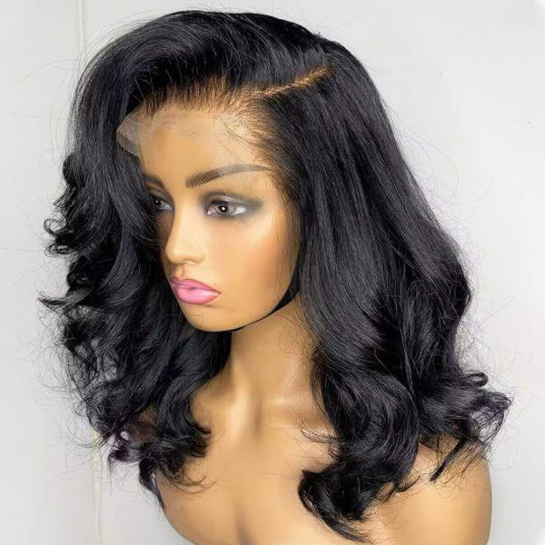 Barrel Curls Glueless 6x5 13x4 HD Lace Wig Shoulder Length Wigs