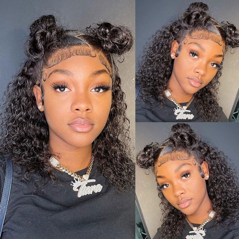 Special Offer | Water Wave Human Hair Glueless Bob Wig 13x4 Lace Wigs