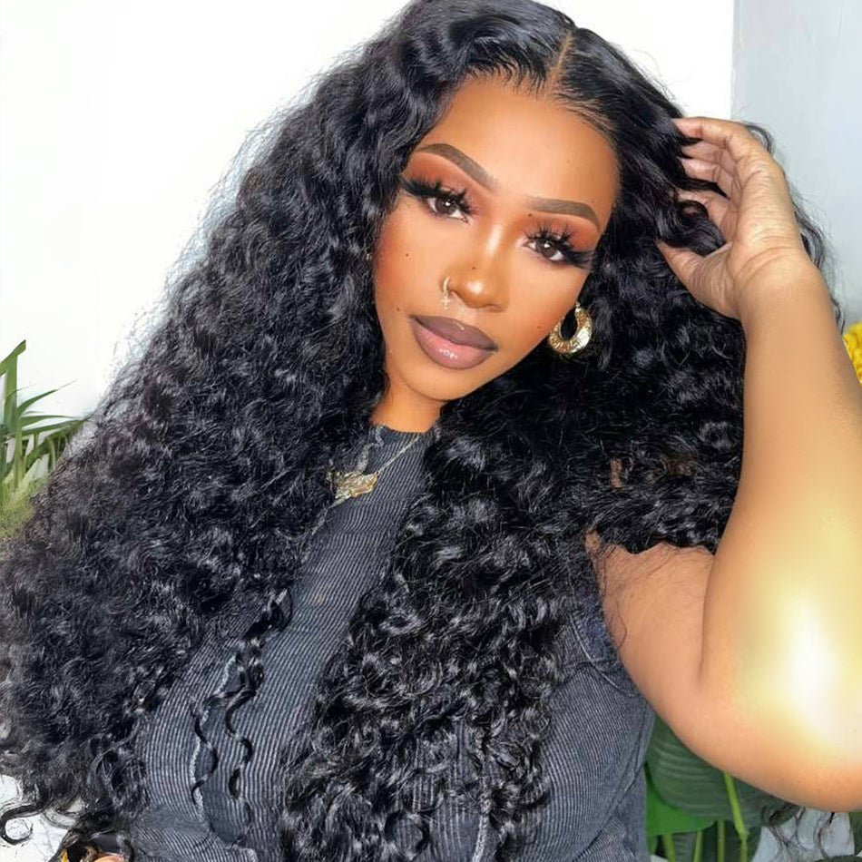 9x6 HD Lace Water Wave Wear & Go Wig Pre Bleached Tiny Knots Glueless Wig