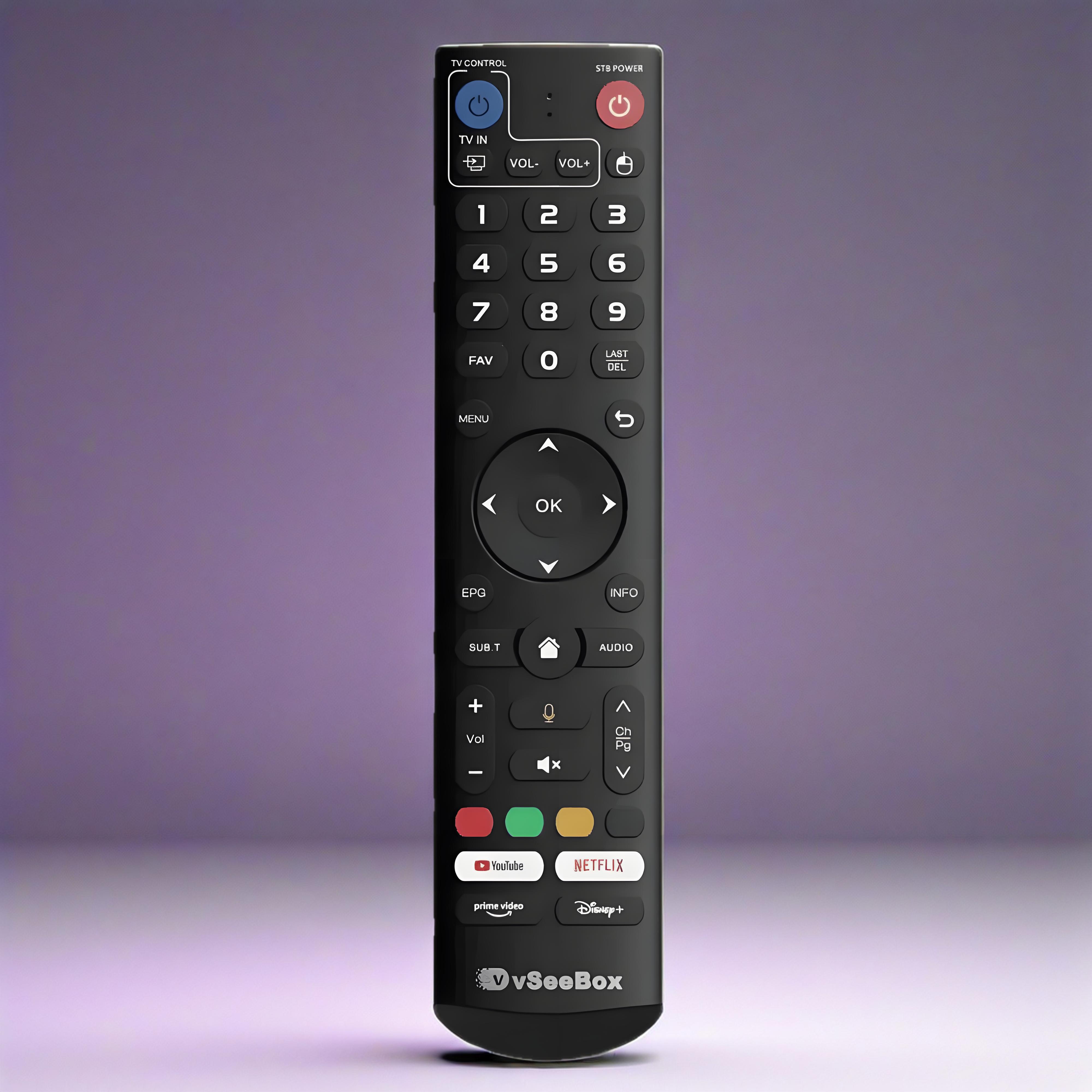 vSeeBox Backlit Voice Remote