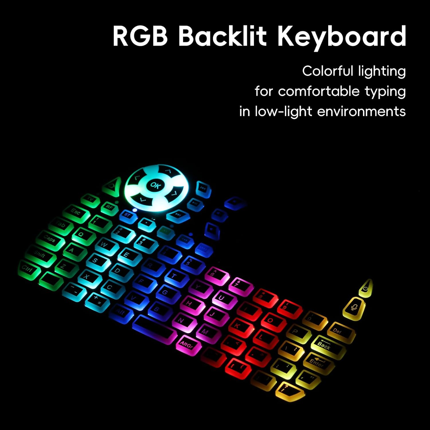 vSeeBox Mini Backlit Bluetooth Keyboard