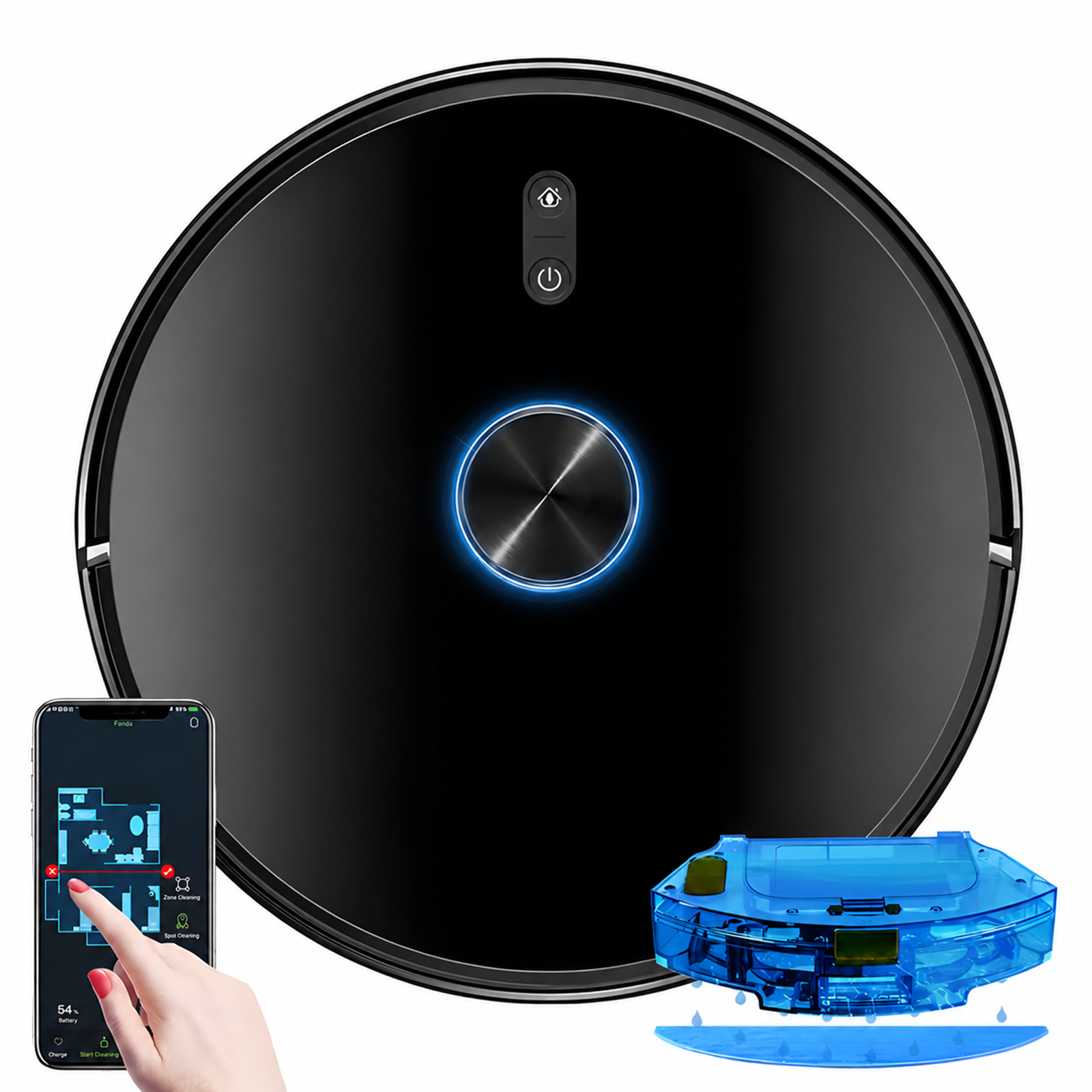 Nodea Smart Mapping Robot Vacuum