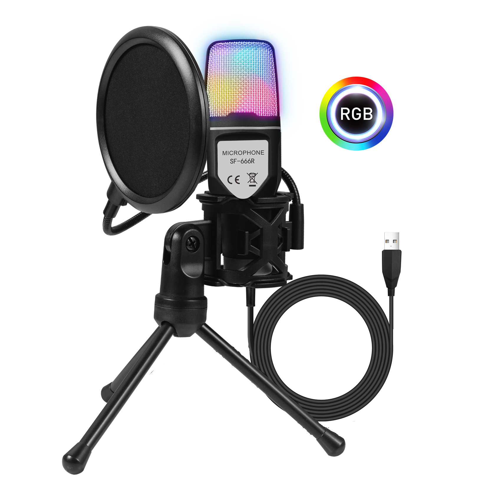Nodea RGB USB Condenser Mic
