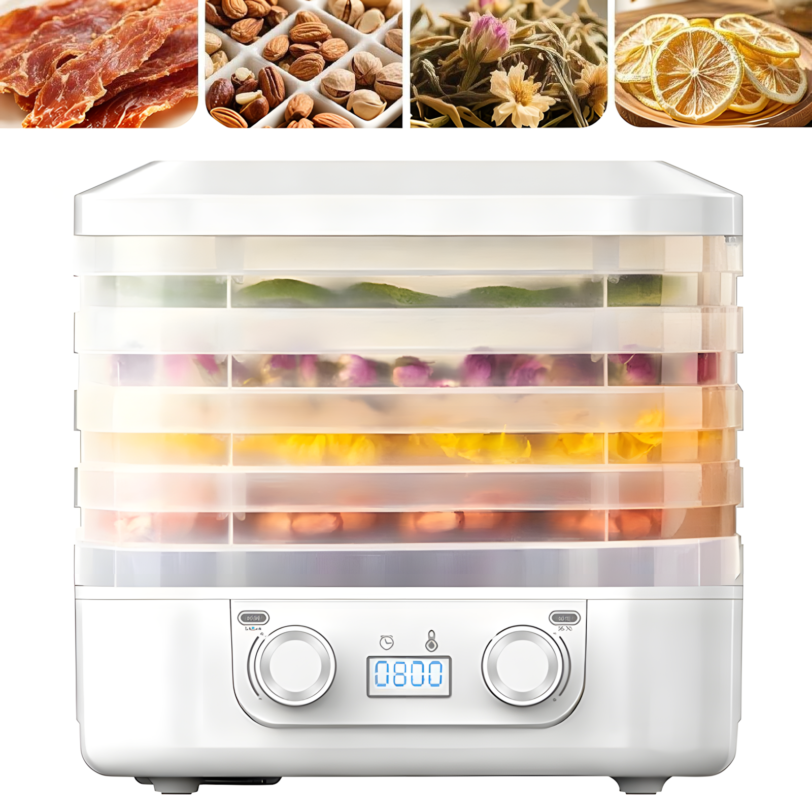 Nodea 5-Tray Food Dehydrator Machine
