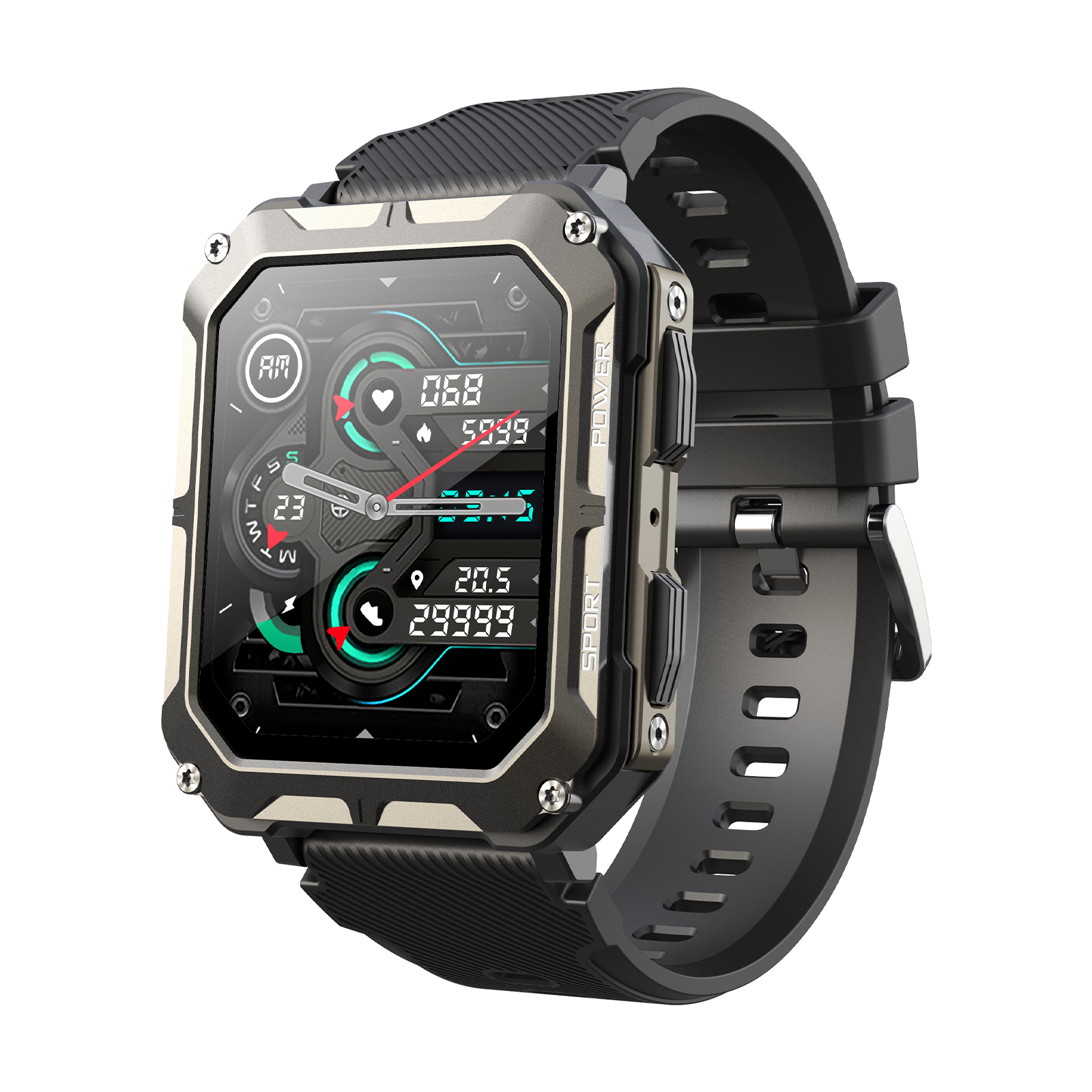 Nodea Military Smart Watch for Men