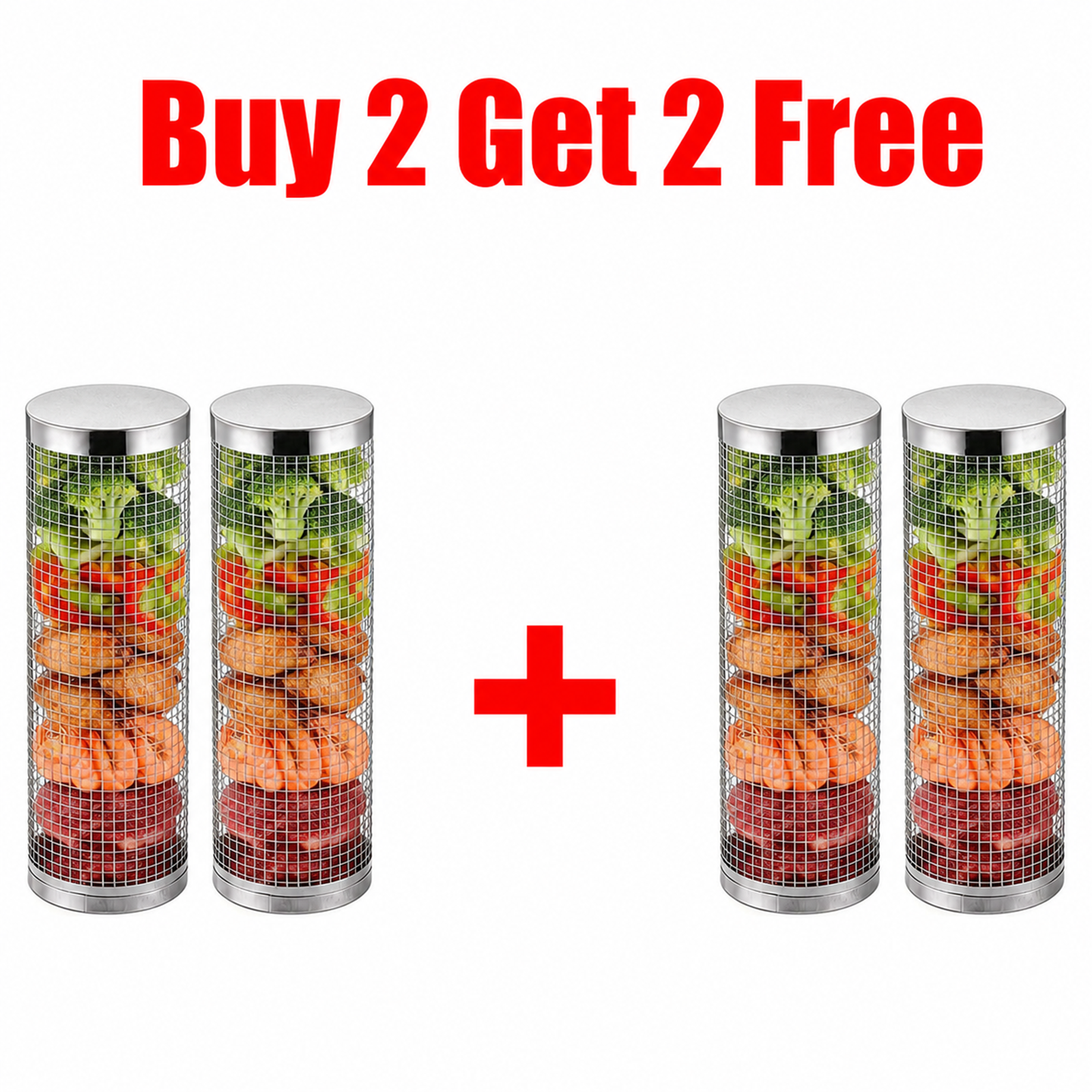 Nodea Rolling Grill Basket