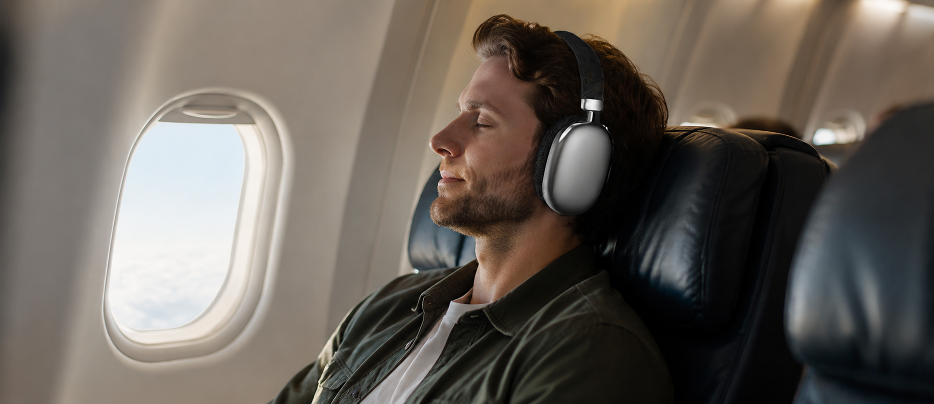 Portable CD player in a bright home music scene