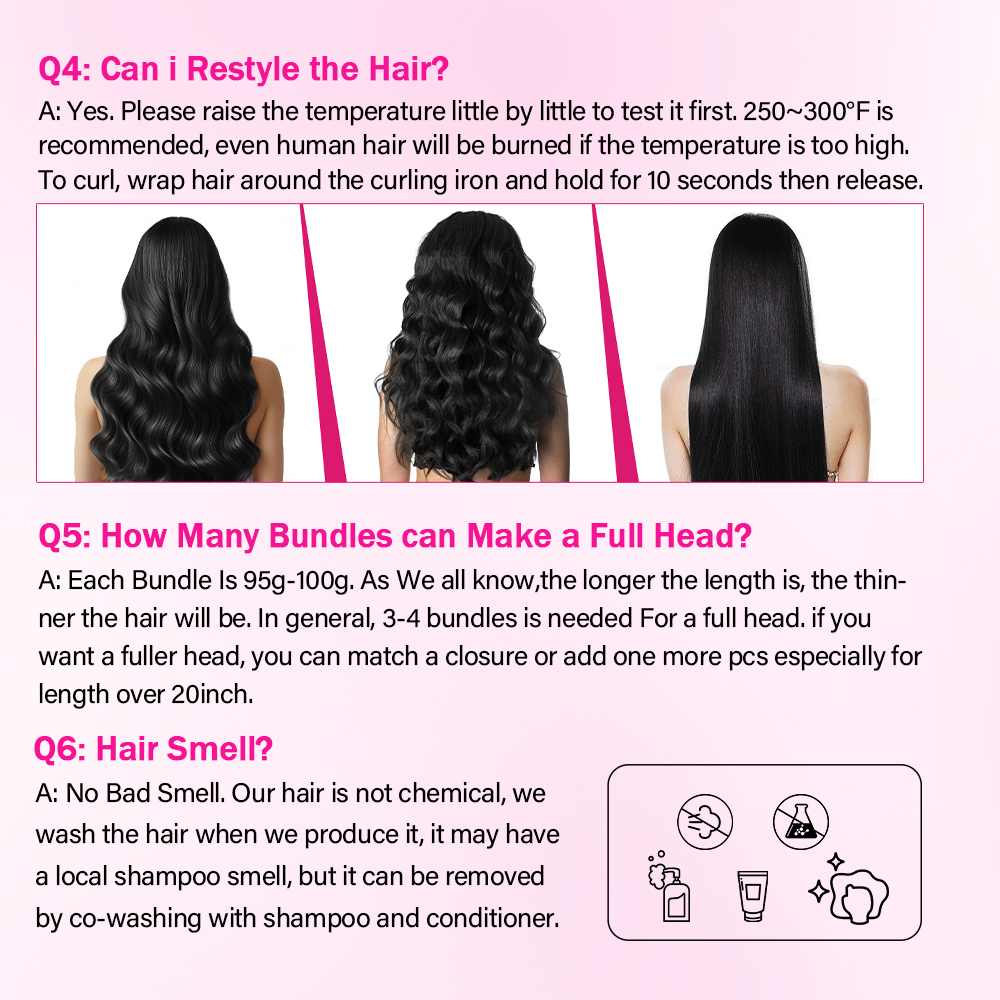 Lebeaute 12-30 Inch Brazilian Hair Body Wave 3 Bundles With 5x5 Lace Closure