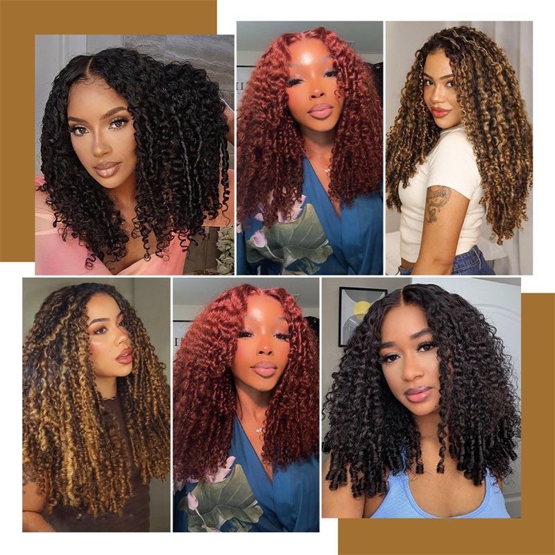 Lebeaute Burmese Curly 3 Bundles Unprocessed Virgin Human Hair with Spriral End