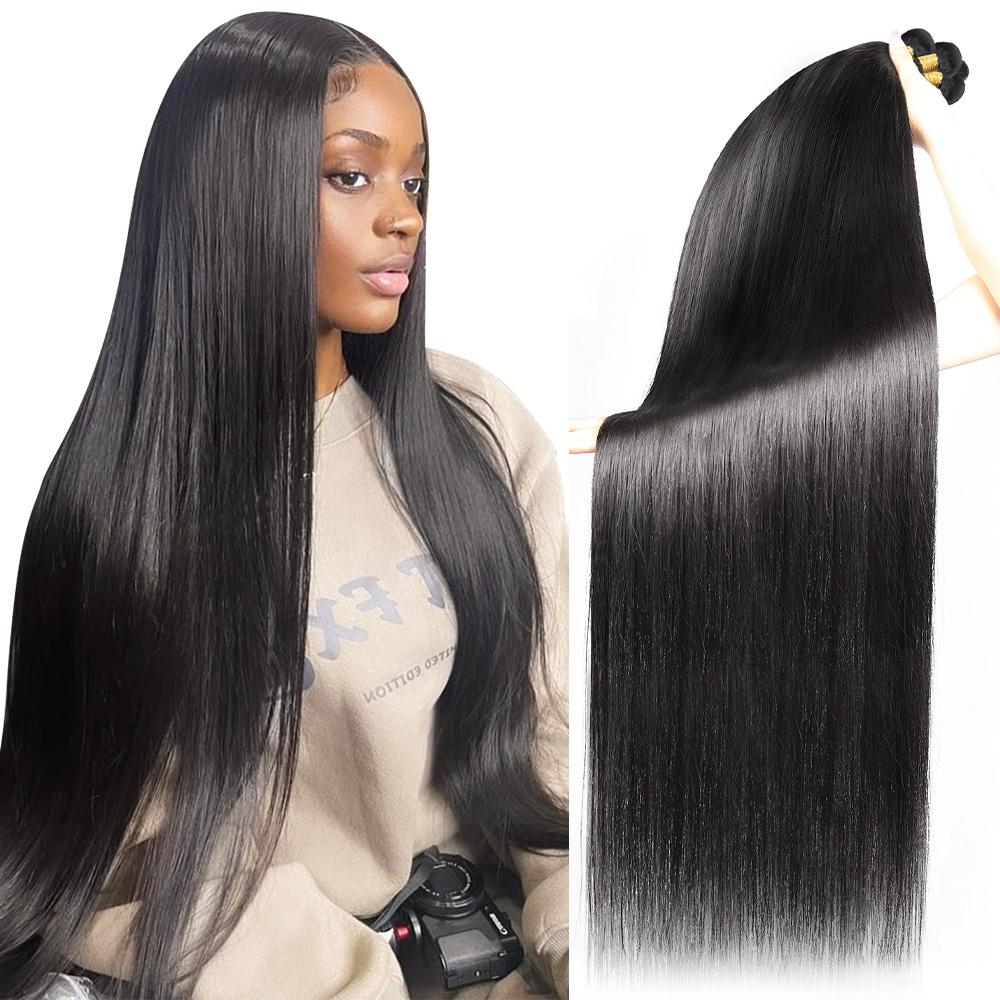 Lebeaute Brazilian Body Wave Human Hair 3 Bundles No Shed No Tangle 100% Virgin Hair