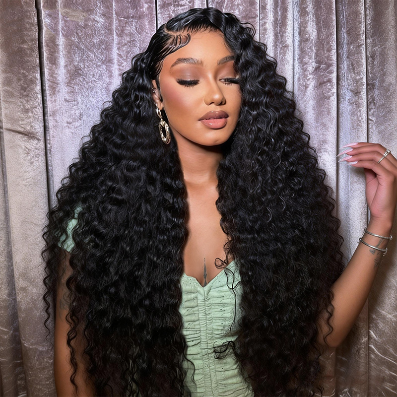 Lebeaute Deep Wave Virgin Human Hair Weft 3 Bundles 100% Unprocessed Human Hair Extension