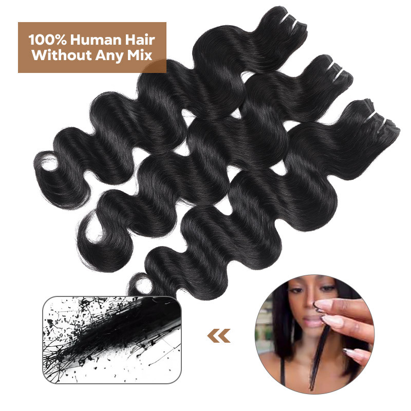 1B/613 Body Wave Human Hair Bundles 30inch Peekaboo Skunk Stripe Highlight Hair Bundles Premium 100% Virgin Human Hair