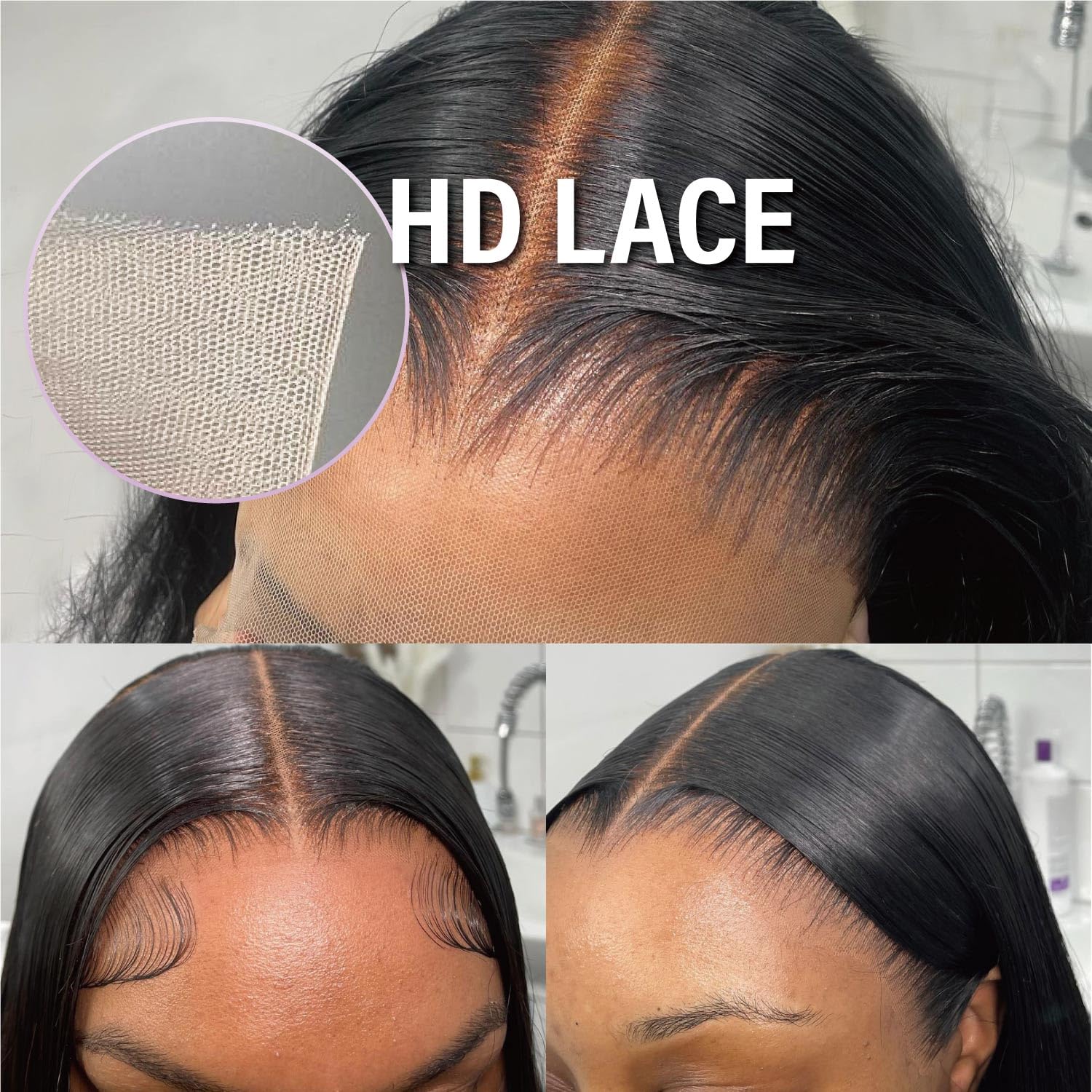 Lebeaute 40 Inch 13x4 13x6 Lace Front Wigs Glueless Body Wave Human Hair Wig 200% Density HD Lace Wigs