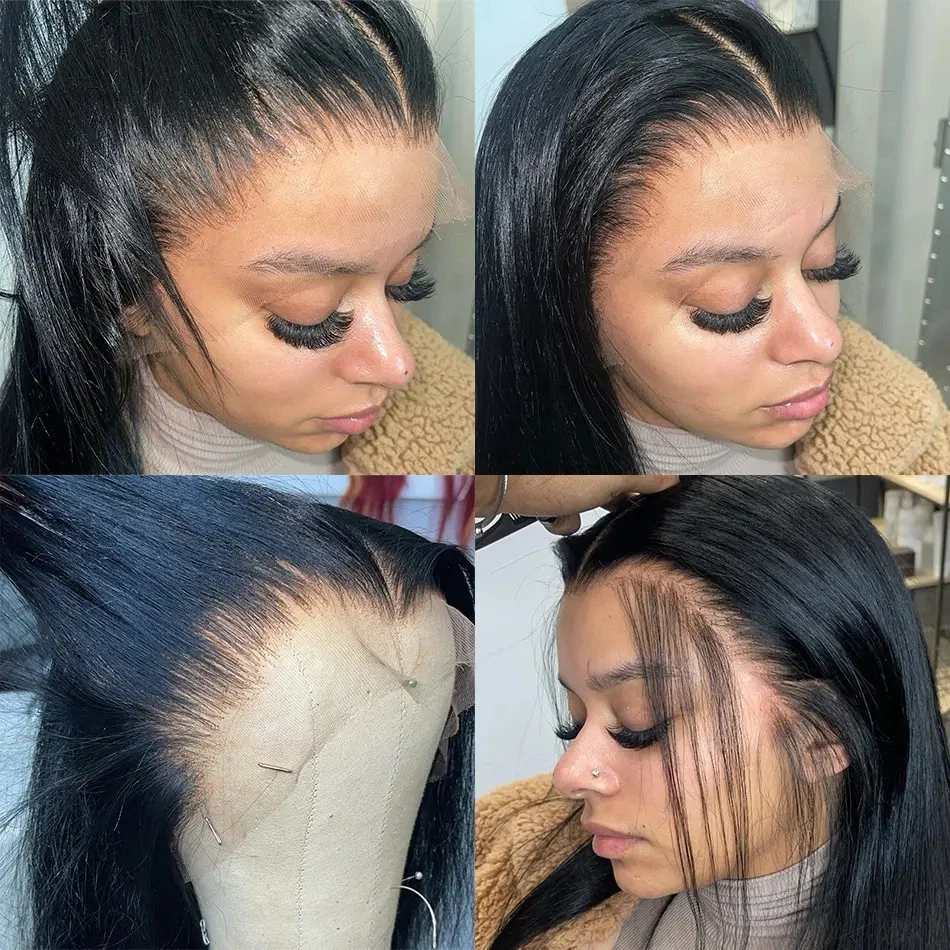 Lebeaute 200% Density Straight Hair Wig 13x4 13x6 HD Full Lace Front Wig with Pre Plucked Hairline