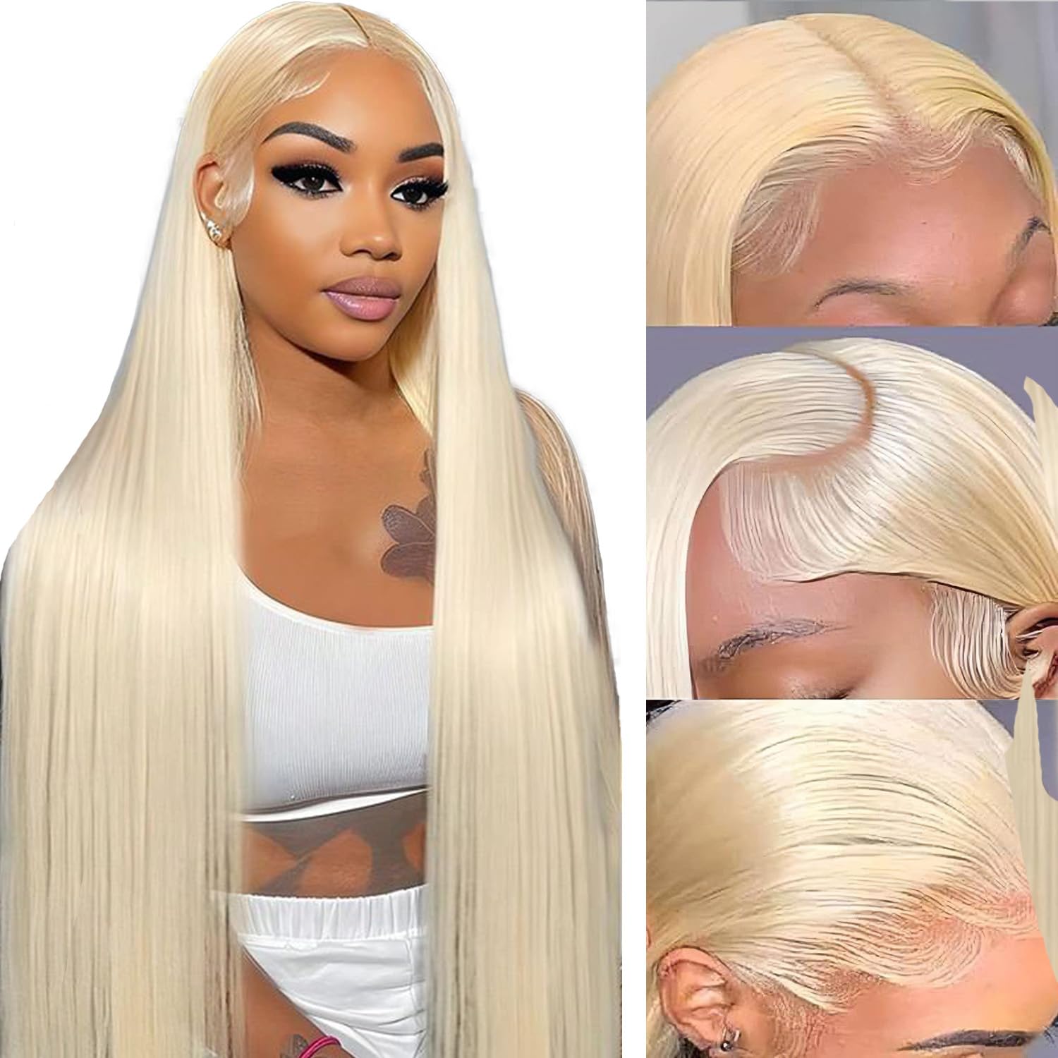 Lebeaute 613 Blonde Wig 13x4 13x6 HD Lace Front Wig Glueless Straight Human Hair Wigs