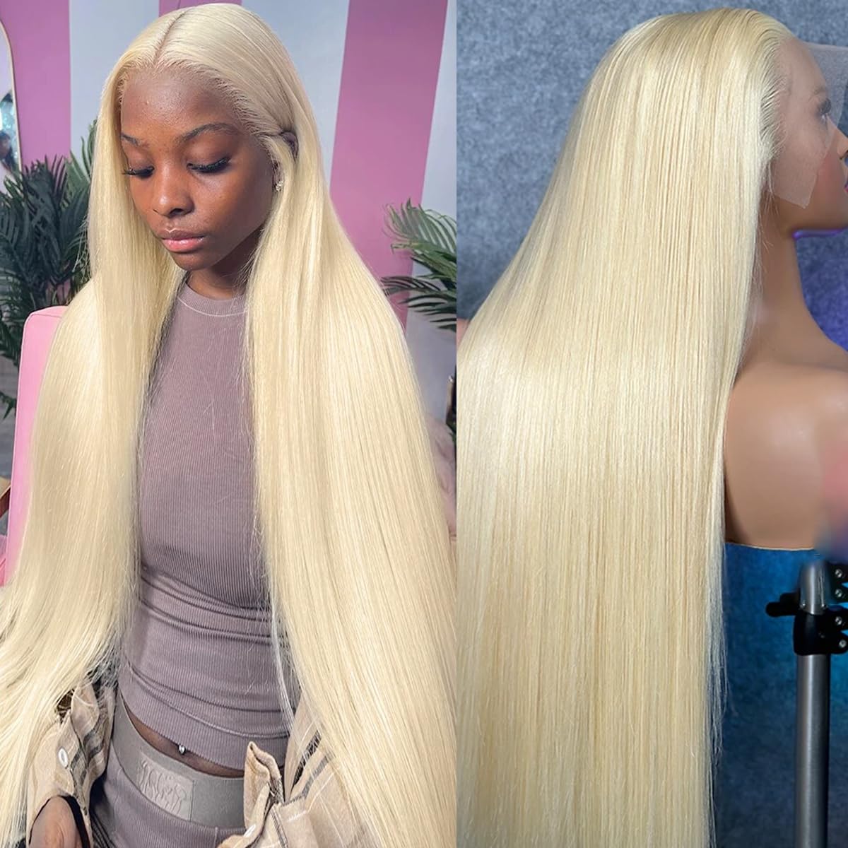 Lebeaute 613 Blonde Wig 13x4 13x6 HD Lace Front Wig Glueless Straight Human Hair Wigs