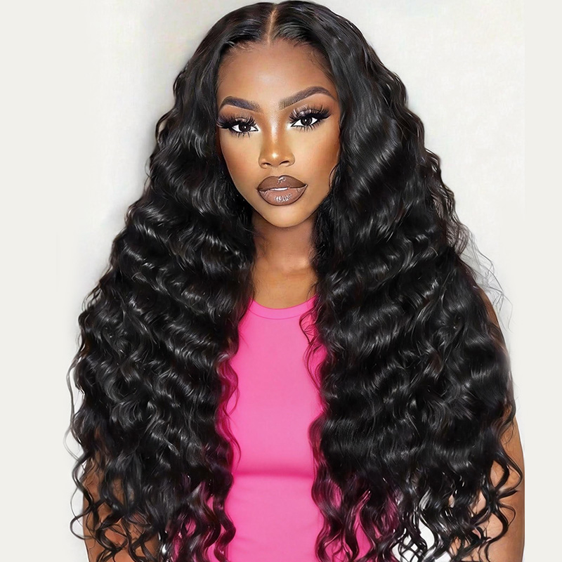 Lebeaute Loose Deep Wave 3 Bundle Deals Human Hair Extension For Sew In