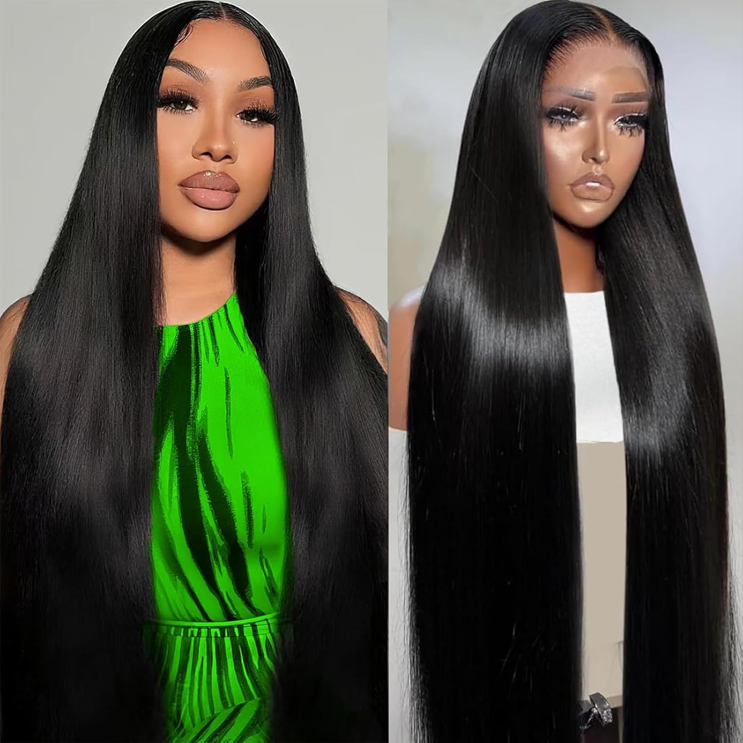 Lebeaute 200% Density Straight Hair Wig 13x4 13x6 HD Full Lace Front Wig with Pre Plucked Hairline