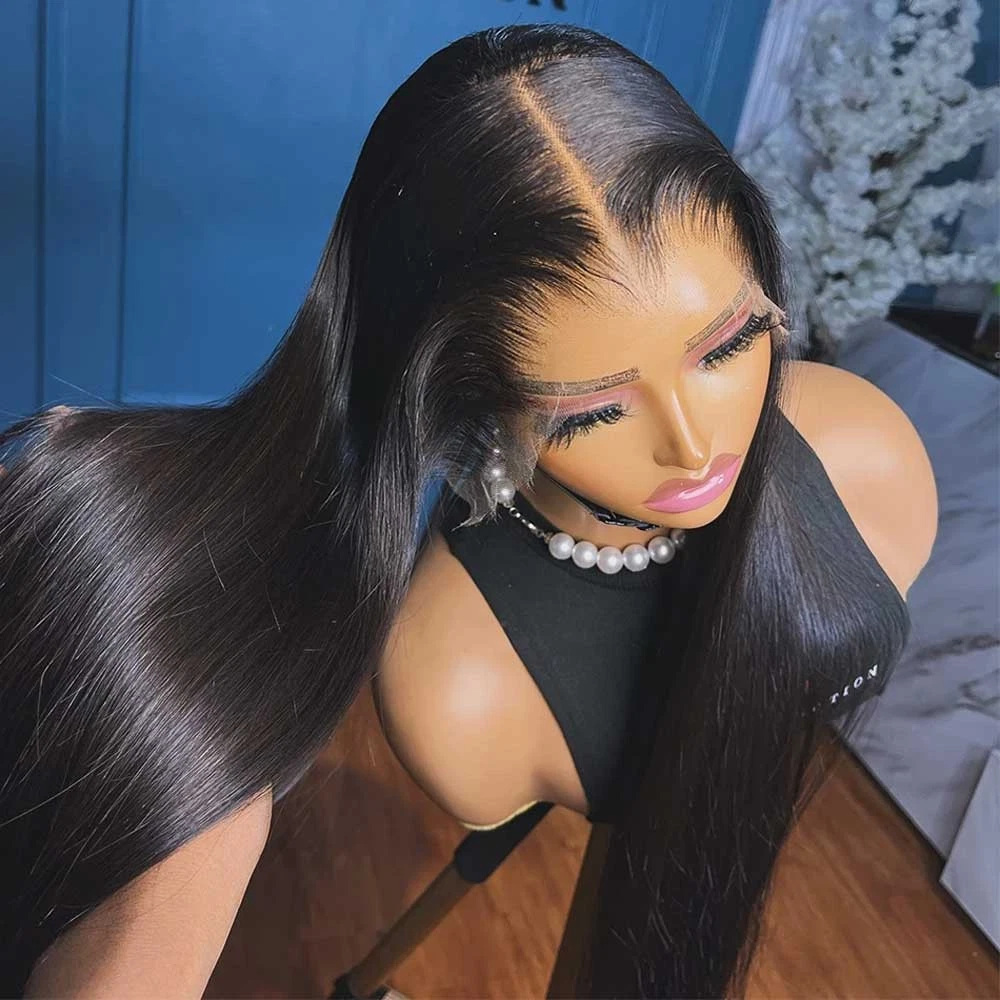 Lebeaute 200% Density Straight Hair Wig 13x4 13x6 HD Full Lace Front Wig with Pre Plucked Hairline