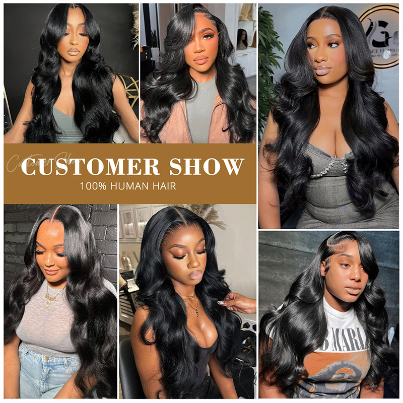 Lebeaute 12-30 Inch Brazilian Hair Body Wave 3 Bundles With 5x5 Lace Closure