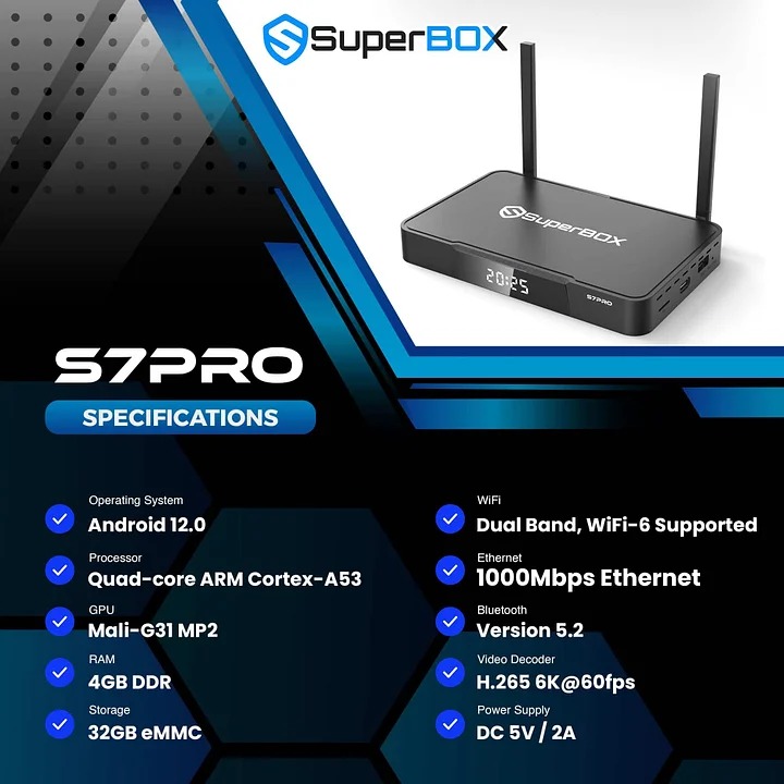 Flash Sale Superbox S7 Pro