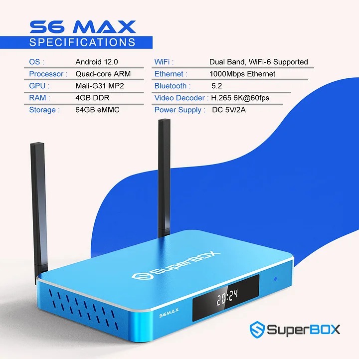 Flash Sale Superbox S6 Max