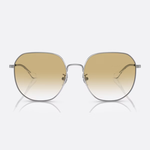 RB3680D-003/2Q Round Metallic Yellow Gradient Sunglasses