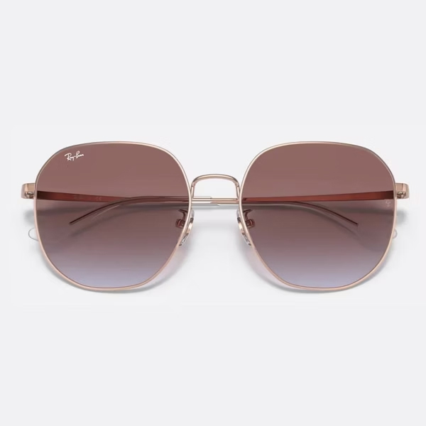 RB3680D-9202I8 Round Metallic Pink-Purple Gradient Sunglasses