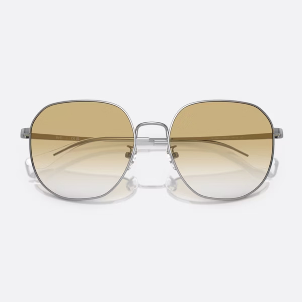 RB3680D-003/2Q Round Metallic Yellow Gradient Sunglasses