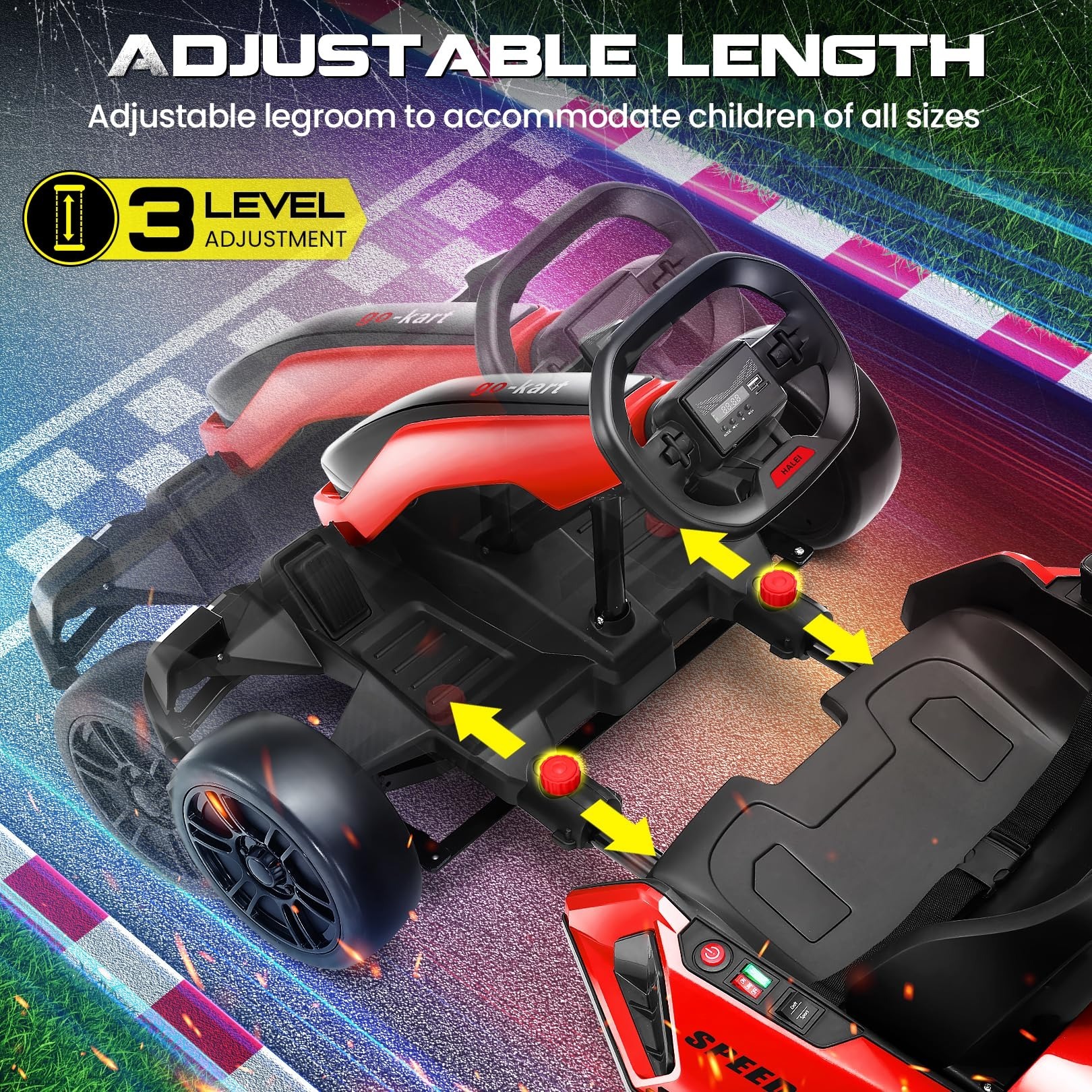 Kids Electric Go-Kart – SpeedX Racing Kart